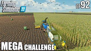 I Used The MOST OVERPOWERED Silage Baler in FS22 | MEGA Challenge | Farming Simulator 22 #92