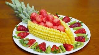 How to CUT, SLICES and DECORATE FRUIT By J. Pereira Art Carving Fruit and Vegetables