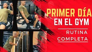 Como Empezar en el Gym: RUTINA Completa y Ejercicios para Principiantes (ENLACE DE DESCARGA) ️‍️