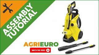 Karcher K4 Power Control Cold Water Pressure Washer, 420 L/h - 130 bar - Assembly tutorial