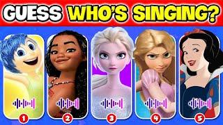 Guess WHO'S SINGING By The 60 DISNEY SONGS | Guess The DISNEY Character By Their VOICE | NT Quiz