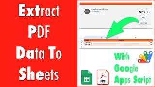 [Preview] A Solution to Extract Data from PDF to Google Sheets