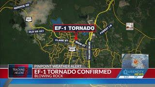 EF1 tornado confirmed in Blowing Rock: NWS