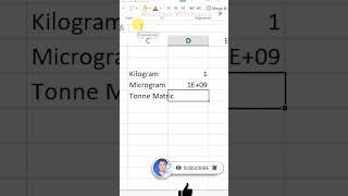 Convert Kilogram into Metric Tonne Microsoft Excel #msexcel #ton #excel #shorts