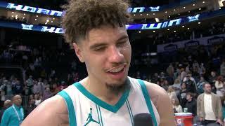 LaMelo Ball Talks WIN vs Suns, Full Postgame Interview 