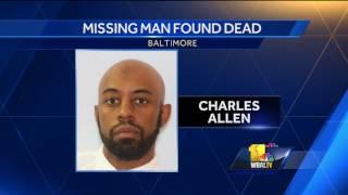 Video: Missing man found dead in Baltimore