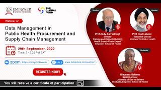 Data Management in Public Health Procurement and Supply Chain Management