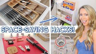 12 *GENIUS* SPACE-SAVING STORAGE HACKS FOR YOUR ENTIRE HOME!