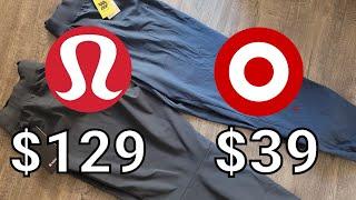 Lululemon ABC jogger vs Target All in Motion Pants Review Best Workout Gym Athleisure