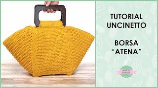 Tutorial borsa estiva Atena manici in legno | Uncinetto d'Argento