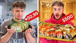 We Tried $1 SUSHI vs $500 SUSHI **shocking**