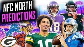 NFC North Predictions: Will Jordan Love & Packers OVERTAKE Lions? Bears or Vikings DARK HORSE? | PFS