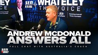 Australia coach Andrew McDonald on the 2024/25 summer, what India will bring and MORE! - SEN