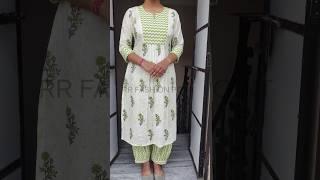 Most Trendy Long Pleated Kurti Design with Afgani Salwar