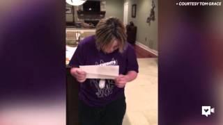 See special needs student react to getting into college