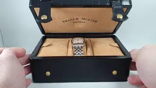 c1996 Franck Muller Casablanca men's salmon dial watch with box and papers.  Reference 2852