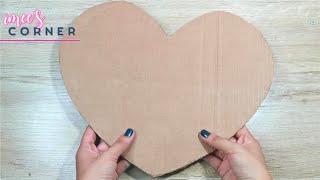 DIY Valentines Decoration Idea || How to make Heart Decoration for Valentines