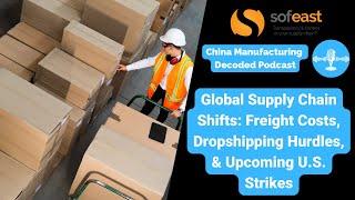 Global Supply Chain Shifts: Freight Costs, Dropshipping Hurdles, & Upcoming U.S. Strikes