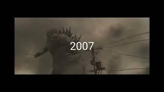 godzilla evolution 1954 to 2021.999