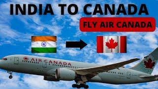 Canada Vlog 5 - India to Canada Direct Flight 2022 | Flying Air Canada Premium Economy