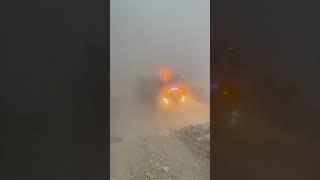 Scania 490 in the fog