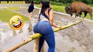 Funny & Hilarious People Life  #61 | TRY NOT TO LAUGH  | Instant Regret Fails Compilation 2024