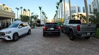 The Snowbirds Returned To Sarasota, Florida! Friday Evening Drive Thru Downtown Area 4K