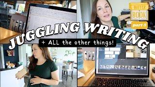 Trying to write while also marketing a new release, baby appts, etc (VLOG) The Butter Book: Part 5