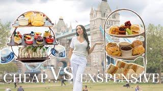 Best spots for Afternoon Tea in London (cheap vs expensive)