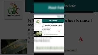 Plant Pathology MCQs Prep with Maha Sarfraz #fpsc #agriculture #plantdisease