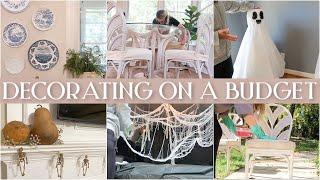 NEW HOUSE DECORATING W/ FALL & HALLOWEEN HOME DECOR IDEAS 2022 | DIY HALLOWEEN HOME DECOR 2022