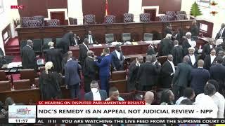 Disputed Parliamentary Results: Supreme Court hears NDC's application against High Court ruling