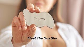 Meet The Gua Sha massage tool by NAYDAYA