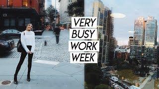 a VERY busy work week in my life nyc | working full time in new york city!