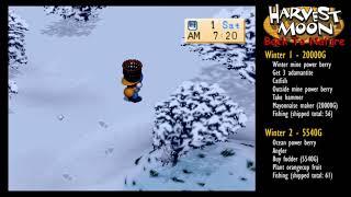 #32 Master Walkthrough Winter 1-3 [Harvest Moon: Back to Nature] [LONGPLAY]