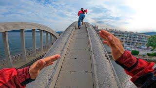 WHY DID WE LEAVE THE RESTAURANT WITHOUT PAYING? (Extreme Parkour POV)