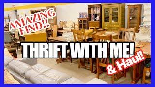 I CAN'T BELIEVE IT WAS AT THE THRIFT! THRIFTING VINTAGE FOR HOME DECOR & RESALE! Thrifting 2024 #1