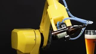 Versuchsplattform Industrielle Robotik: Beispielanwendung BeerBot - Greif- und Wechselsystem