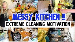 KITCHEN CLEANING MOTIVATION  clean with me // deep clean kitchen