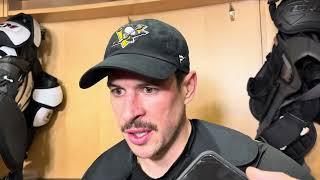 Sidney Crosby talks about 600th goal in loss to Utah