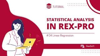 Linear Regression in Rex-Pro