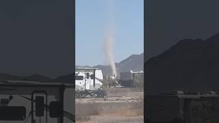 Dust Devils roam the Nomad campground #nature #desertlife #thewalkingdead