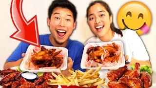 We Broke Into Our Own Apartment | Wing Bucket Mukbang