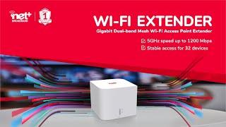 Introducing Netplus Gigabit Dual-band Mesh Wi-Fi Access Point Extender!