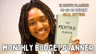 A MONTHLY PERSONAL FINANCE Planner | 50-30-20 Budgeting | Monthly Goal Setting | Etsy Shop