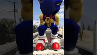 SONIC EXE Poop meet Thomas The Train #shorts