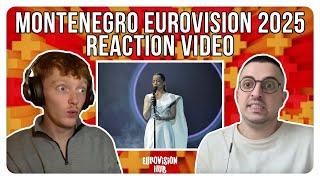 Montenegro | Eurovision 2025 Reaction | Nina Žižić - Dobrodošli | Eurovision Hub