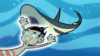 SHARK ATTACK! | Mr Bean Animated Season 1 | Full Episodes | Mr Bean Official