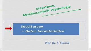 5. Sosci Servey - Daten herunterladen