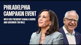 Philadelphia Rally with Vice President Kamala Harris and Governor Tim Walz | Harris 2024